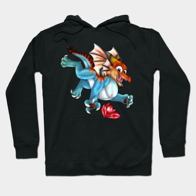 GemBabs: Dragon Soldier (Striped) Hoodie by spyroid101